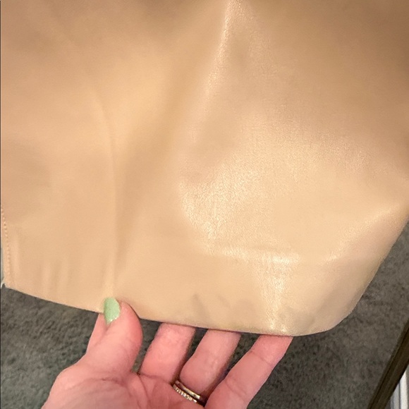 Hyacinth House taupe Midi Pencil Skirt with Front Slit Small (Flawed Gem) - Picture 5 of 9